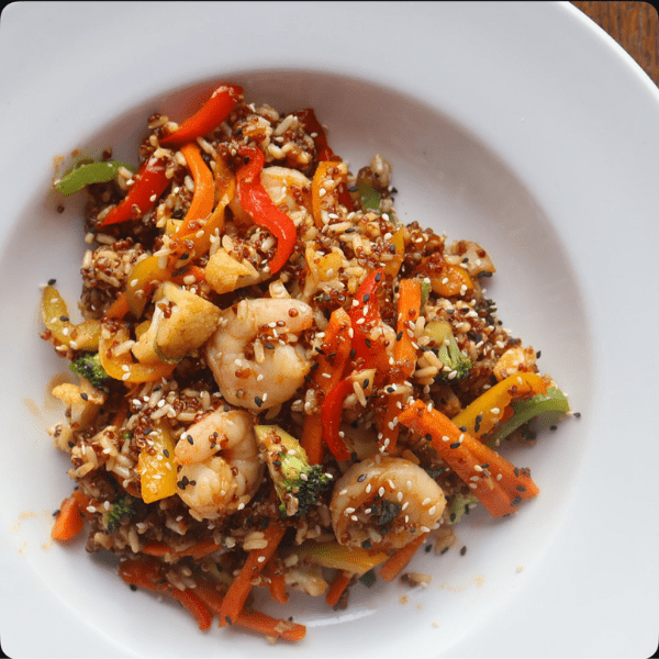 Togarashi Shrimp Stir Fry