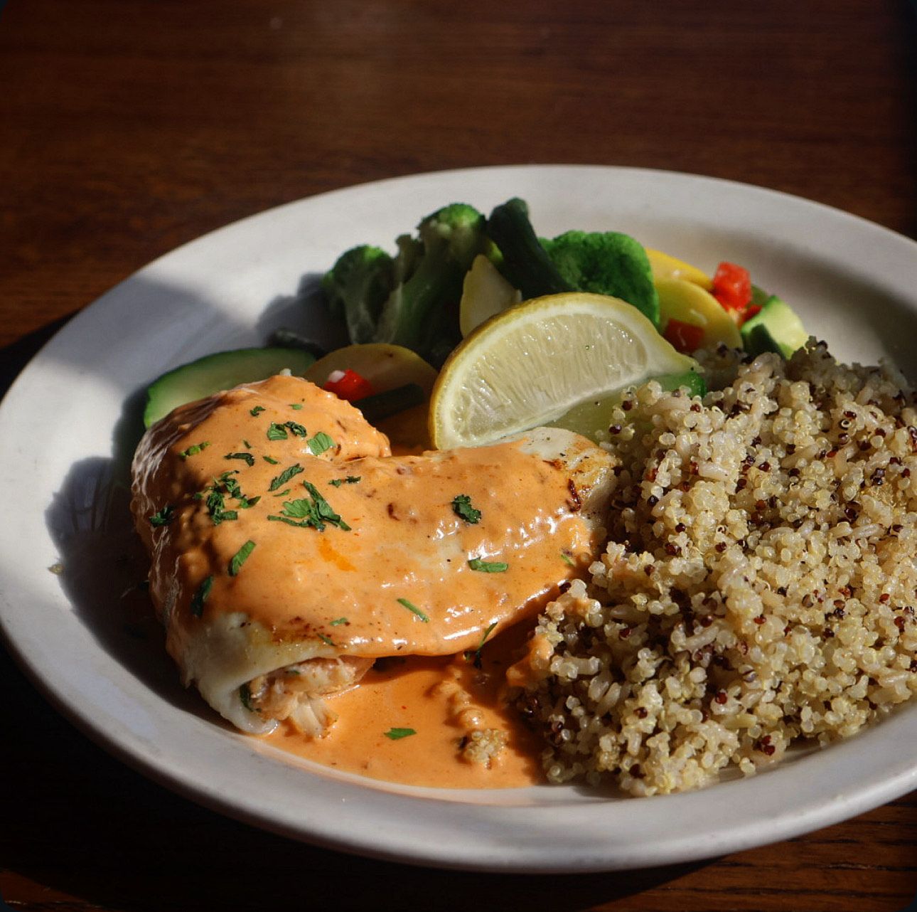 Crab Stuffed Flounder